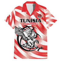 Custom Tunisia Basketball Family Matching Long Sleeve Bodycon Dress and Hawaiian Shirt Go Eagles of Carthage - Wonder Print Shop