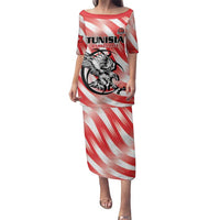 Custom Tunisia Basketball Family Matching Puletasi and Hawaiian Shirt Go Eagles of Carthage - Wonder Print Shop