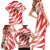 Custom Tunisia Basketball Family Matching Short Sleeve Bodycon Dress and Hawaiian Shirt Go Eagles of Carthage - Wonder Print Shop