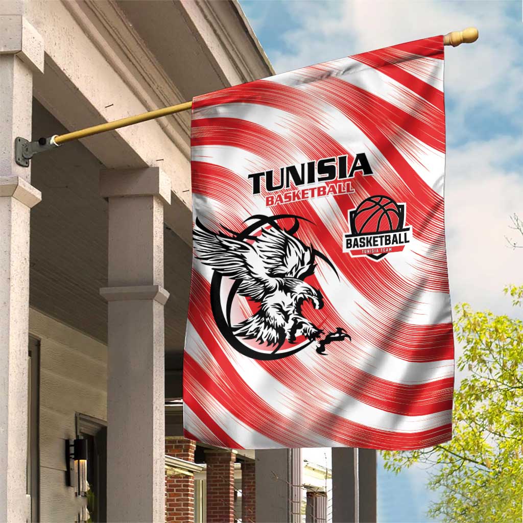 Tunisia Basketball Garden Flag Go Eagles of Carthage - Wonder Print Shop