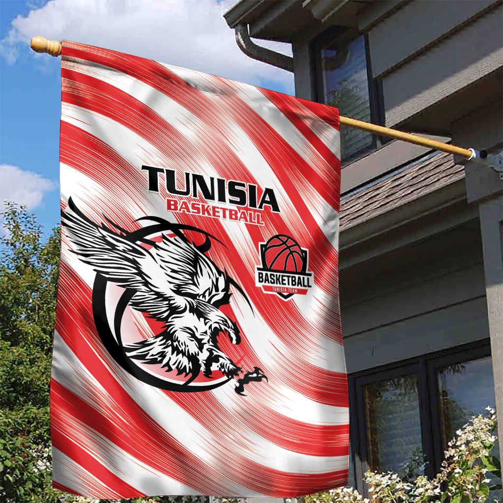 Tunisia Basketball Garden Flag Go Eagles of Carthage - Wonder Print Shop