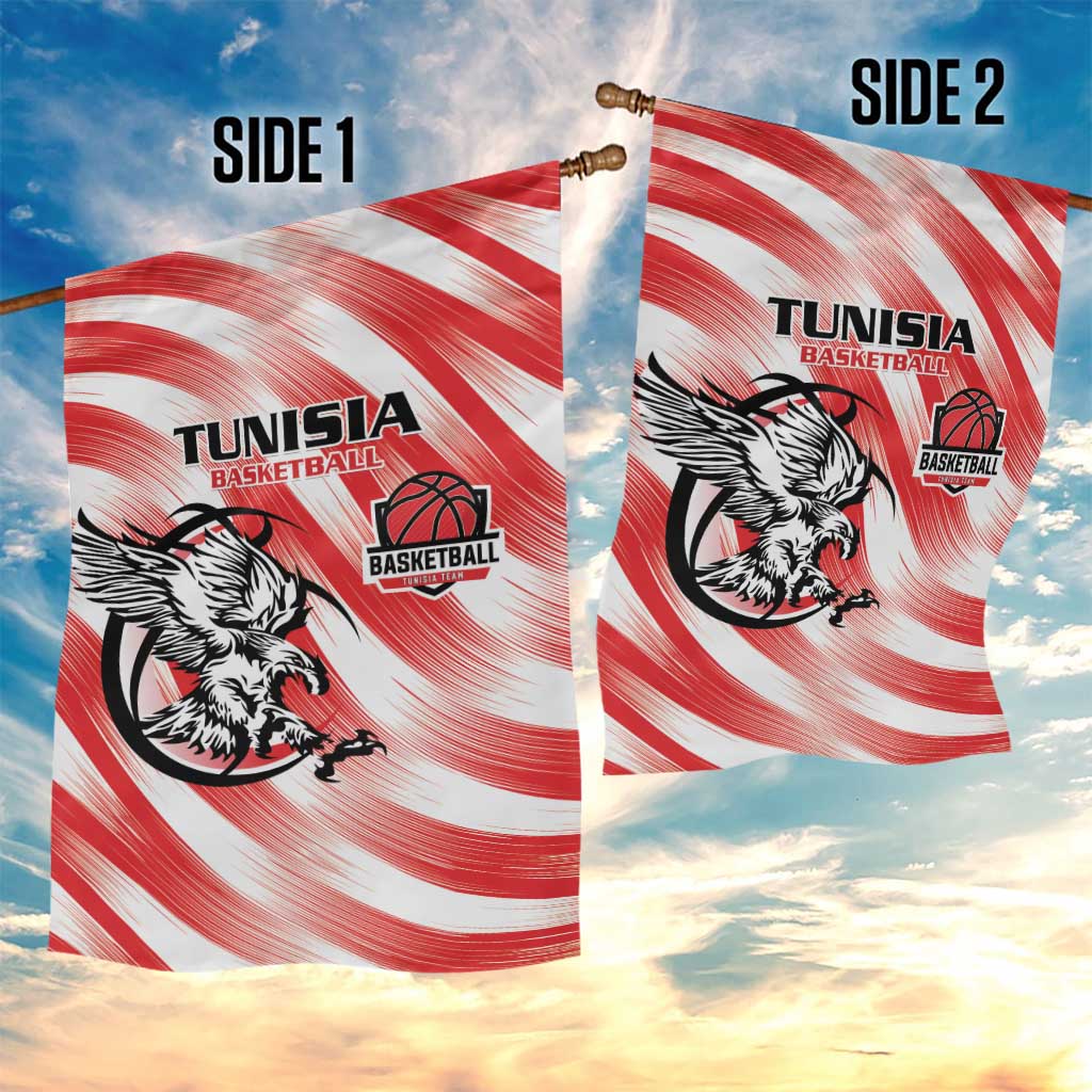 Tunisia Basketball Garden Flag Go Eagles of Carthage - Wonder Print Shop