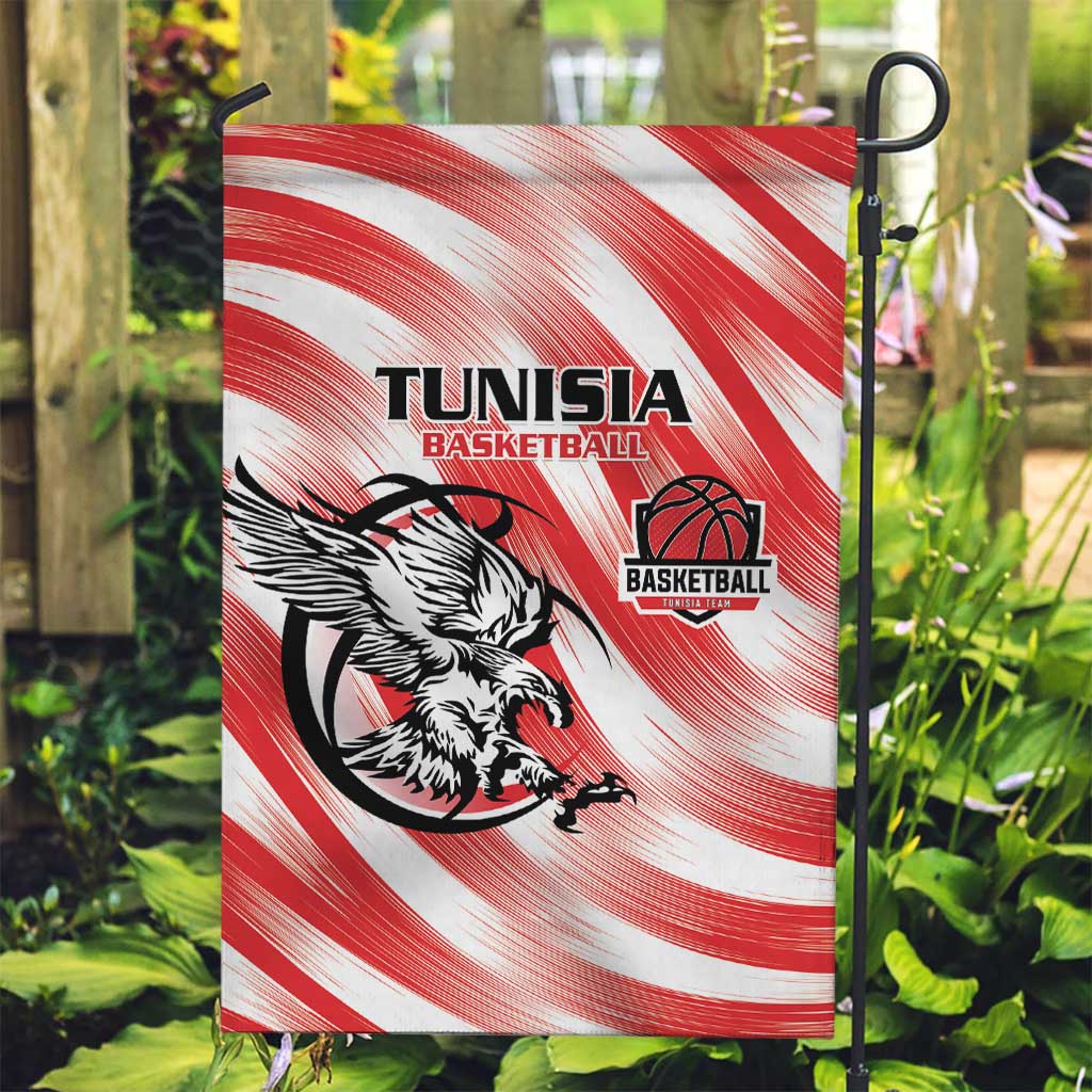 Tunisia Basketball Garden Flag Go Eagles of Carthage - Wonder Print Shop