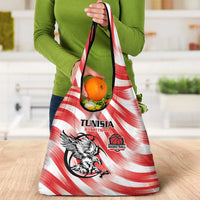 Tunisia Basketball Grocery Bag Go Eagles of Carthage - Wonder Print Shop