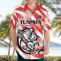Custom Tunisia Basketball Hawaiian Shirt Go Eagles of Carthage - Wonder Print Shop