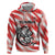 Custom Tunisia Basketball Hoodie Go Eagles of Carthage - Wonder Print Shop