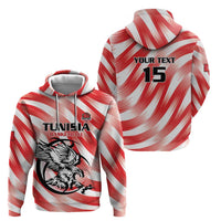 Custom Tunisia Basketball Hoodie Go Eagles of Carthage - Wonder Print Shop