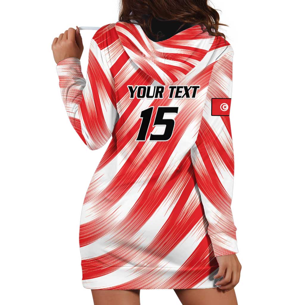 Custom Tunisia Basketball Hoodie Dress Go Eagles of Carthage - Wonder Print Shop