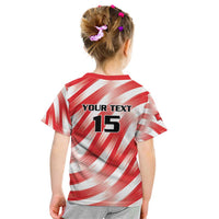 Custom Tunisia Basketball Kid T Shirt Go Eagles of Carthage - Wonder Print Shop