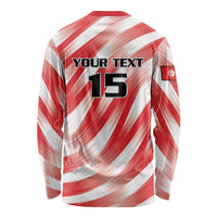 Custom Tunisia Basketball Long Sleeve Shirt Go Eagles of Carthage - Wonder Print Shop