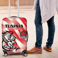 Tunisia Basketball Luggage Cover Go Eagles of Carthage - Wonder Print Shop