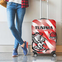 Tunisia Basketball Luggage Cover Go Eagles of Carthage - Wonder Print Shop