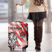 Tunisia Basketball Luggage Cover Go Eagles of Carthage - Wonder Print Shop