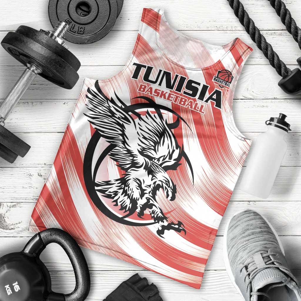 Custom Tunisia Basketball Men Tank Top Go Eagles of Carthage - Wonder Print Shop