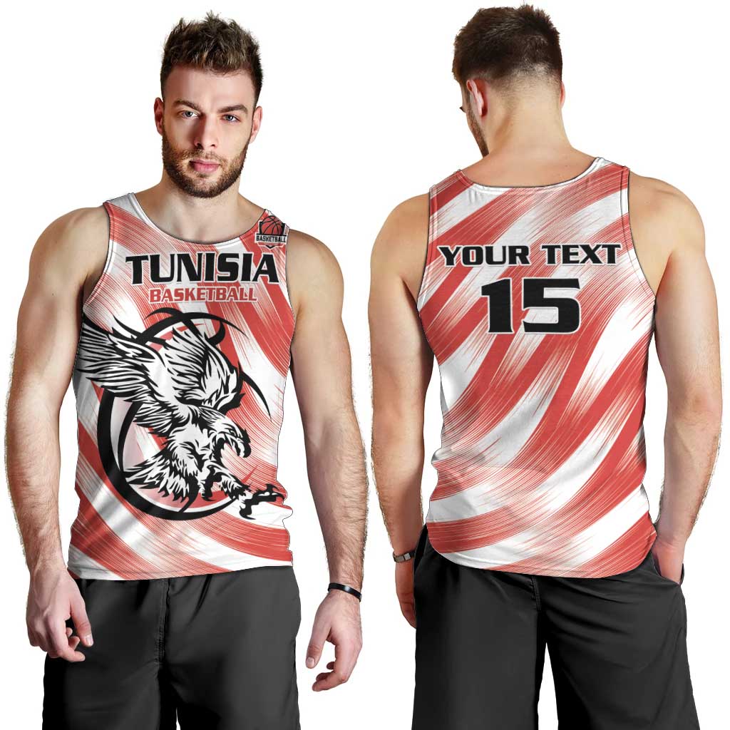 Custom Tunisia Basketball Men Tank Top Go Eagles of Carthage - Wonder Print Shop
