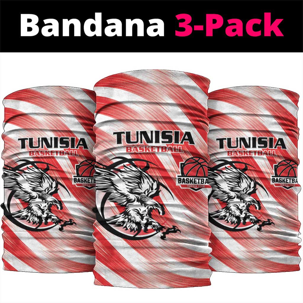 Tunisia Basketball Neck Gaiter Go Eagles of Carthage - Wonder Print Shop