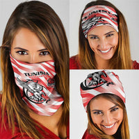 Tunisia Basketball Neck Gaiter Go Eagles of Carthage - Wonder Print Shop