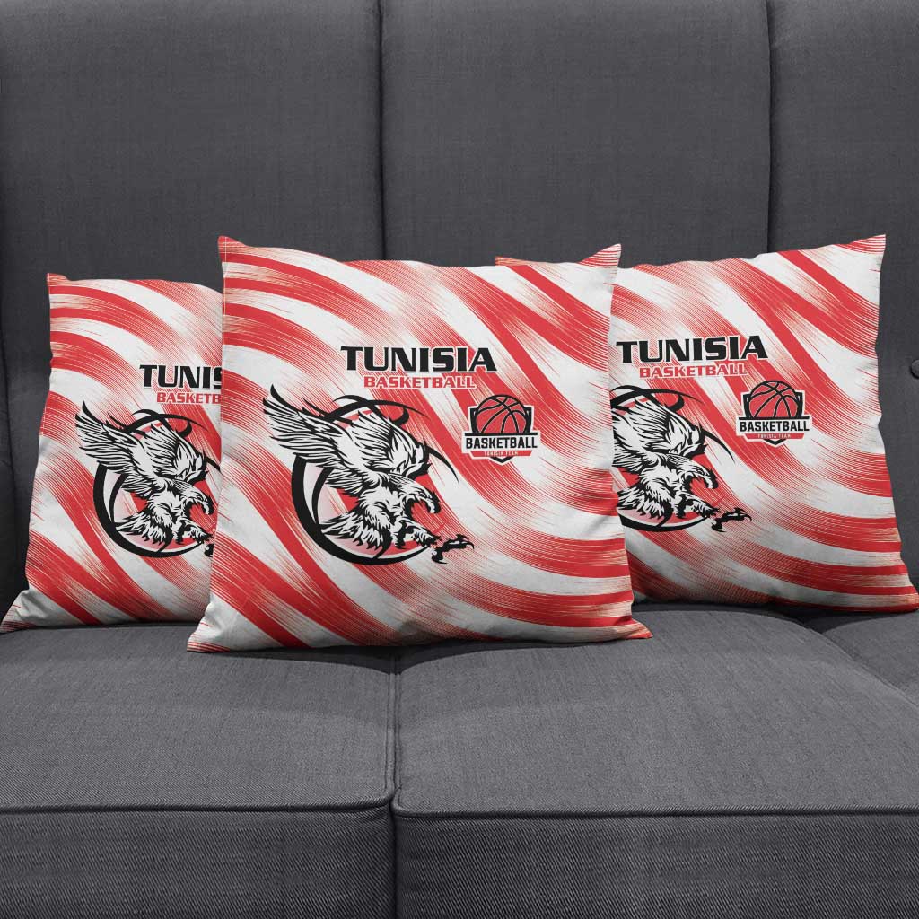 Tunisia Basketball Pillow Cover Go Eagles of Carthage - Wonder Print Shop