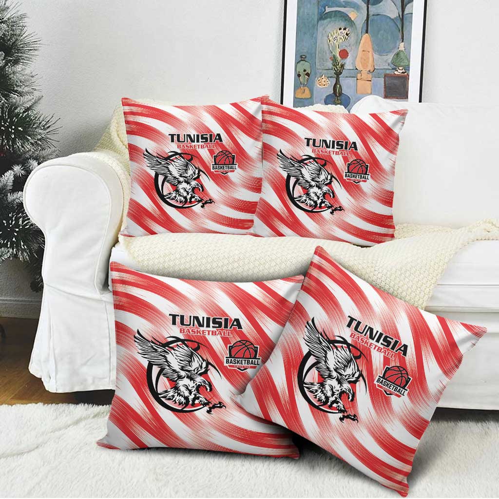 Tunisia Basketball Pillow Cover Go Eagles of Carthage - Wonder Print Shop