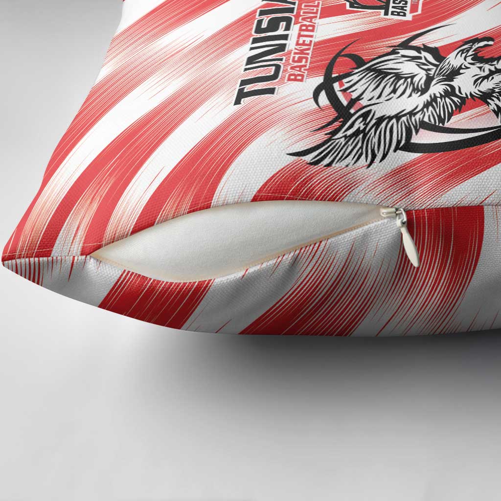 Tunisia Basketball Pillow Cover Go Eagles of Carthage - Wonder Print Shop