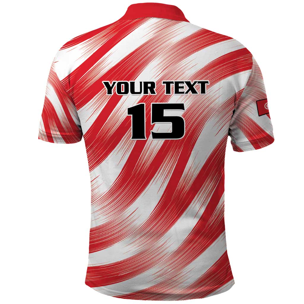 Custom Tunisia Basketball Polo Shirt Go Eagles of Carthage - Wonder Print Shop