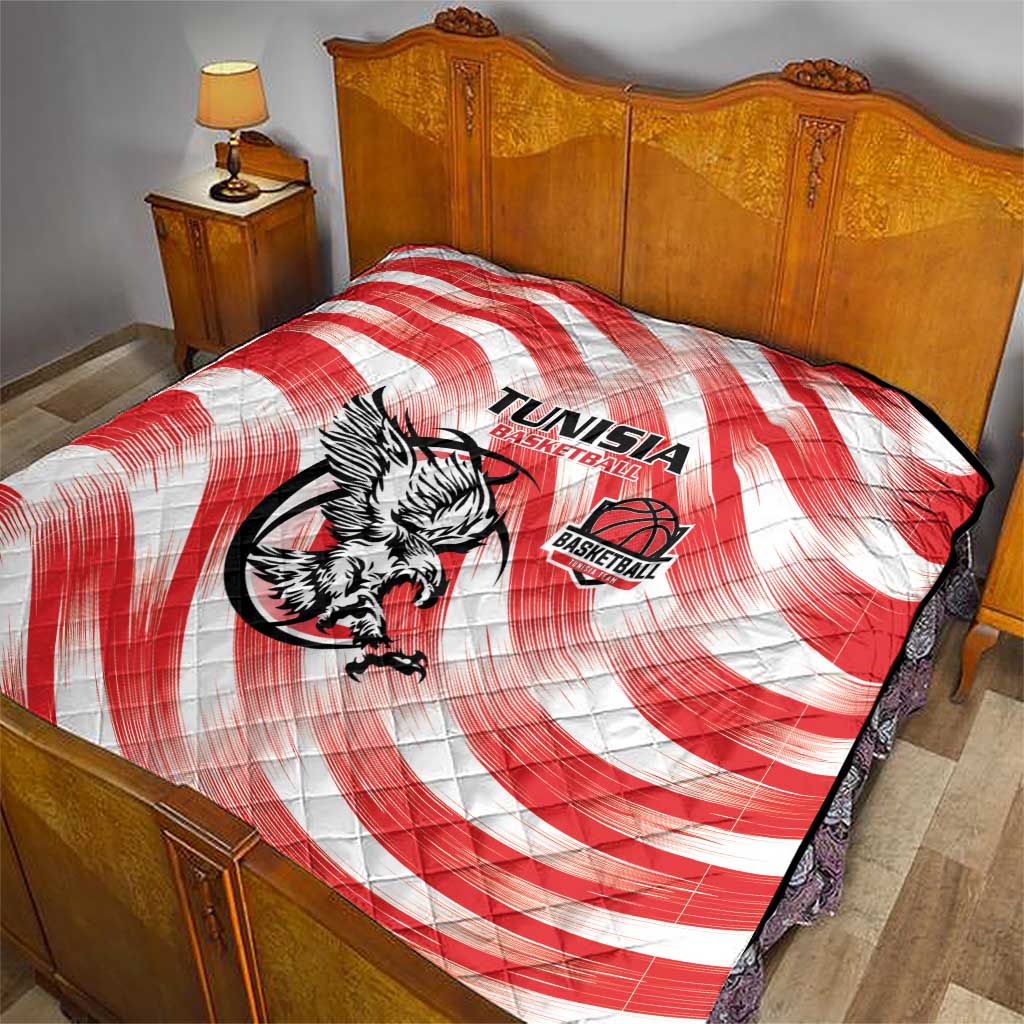 Tunisia Basketball Quilt Go Eagles of Carthage - Wonder Print Shop