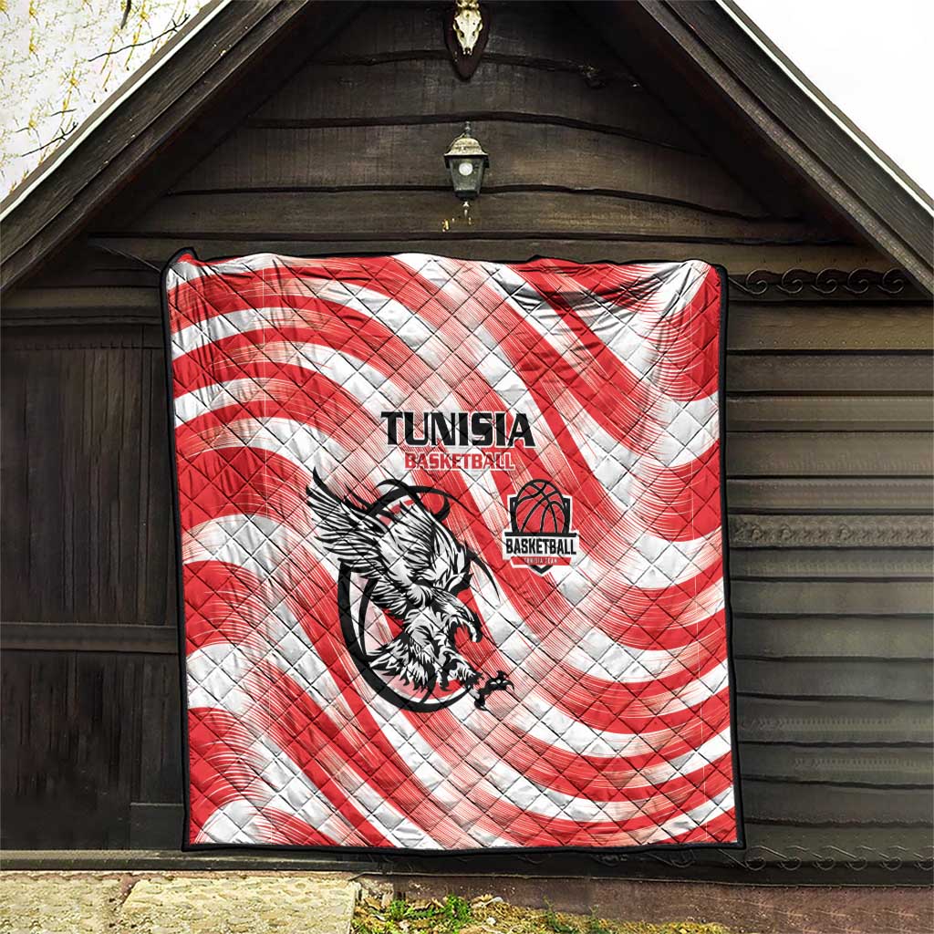 Tunisia Basketball Quilt Go Eagles of Carthage - Wonder Print Shop