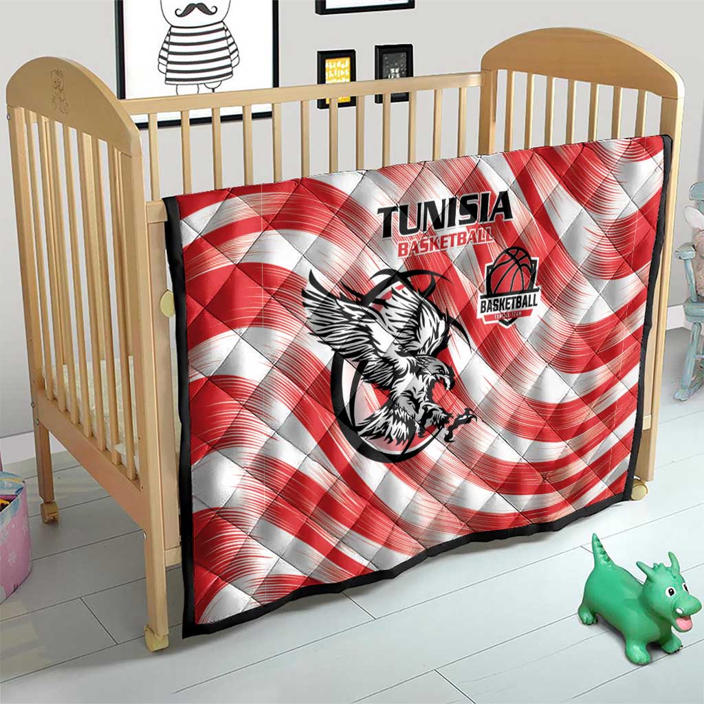 Tunisia Basketball Quilt Go Eagles of Carthage - Wonder Print Shop