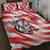 Tunisia Basketball Quilt Bed Set Go Eagles of Carthage - Wonder Print Shop