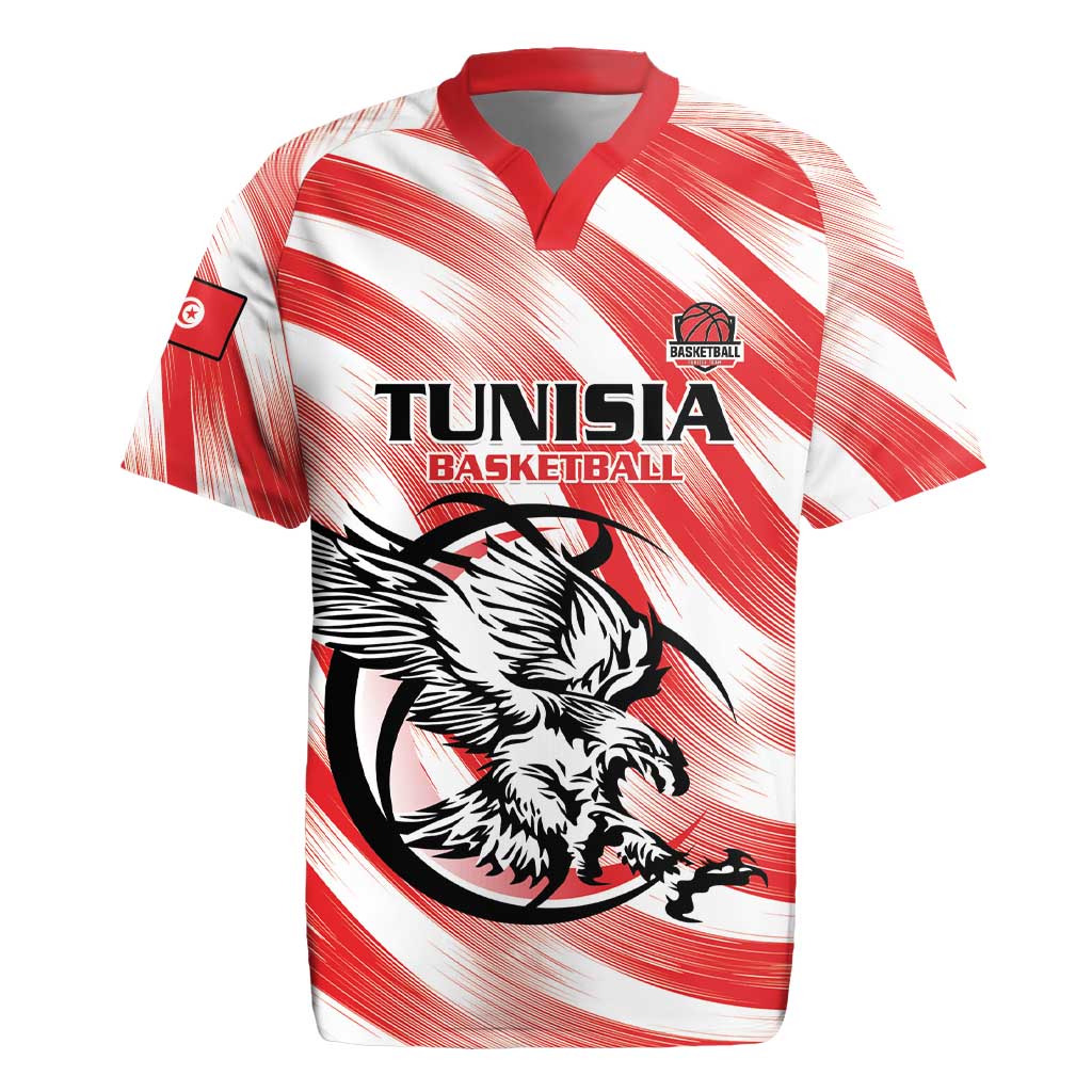 Custom Tunisia Basketball Rugby Jersey Go Eagles of Carthage - Wonder Print Shop