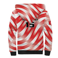 Custom Tunisia Basketball Sherpa Hoodie Go Eagles of Carthage - Wonder Print Shop