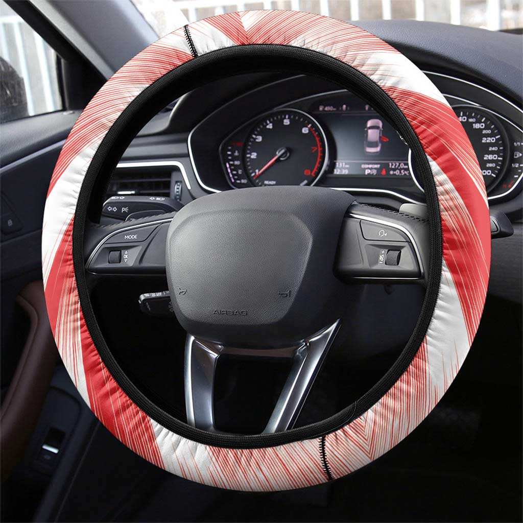 Tunisia Basketball Steering Wheel Cover Go Eagles of Carthage - Wonder Print Shop