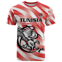 Custom Tunisia Basketball T Shirt Go Eagles of Carthage - Wonder Print Shop