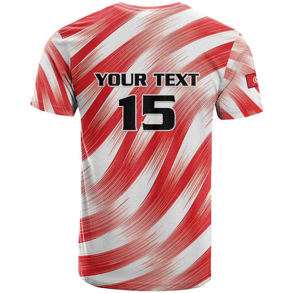 Custom Tunisia Basketball T Shirt Go Eagles of Carthage - Wonder Print Shop