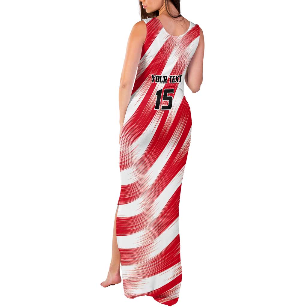Custom Tunisia Basketball Tank Maxi Dress Go Eagles of Carthage - Wonder Print Shop