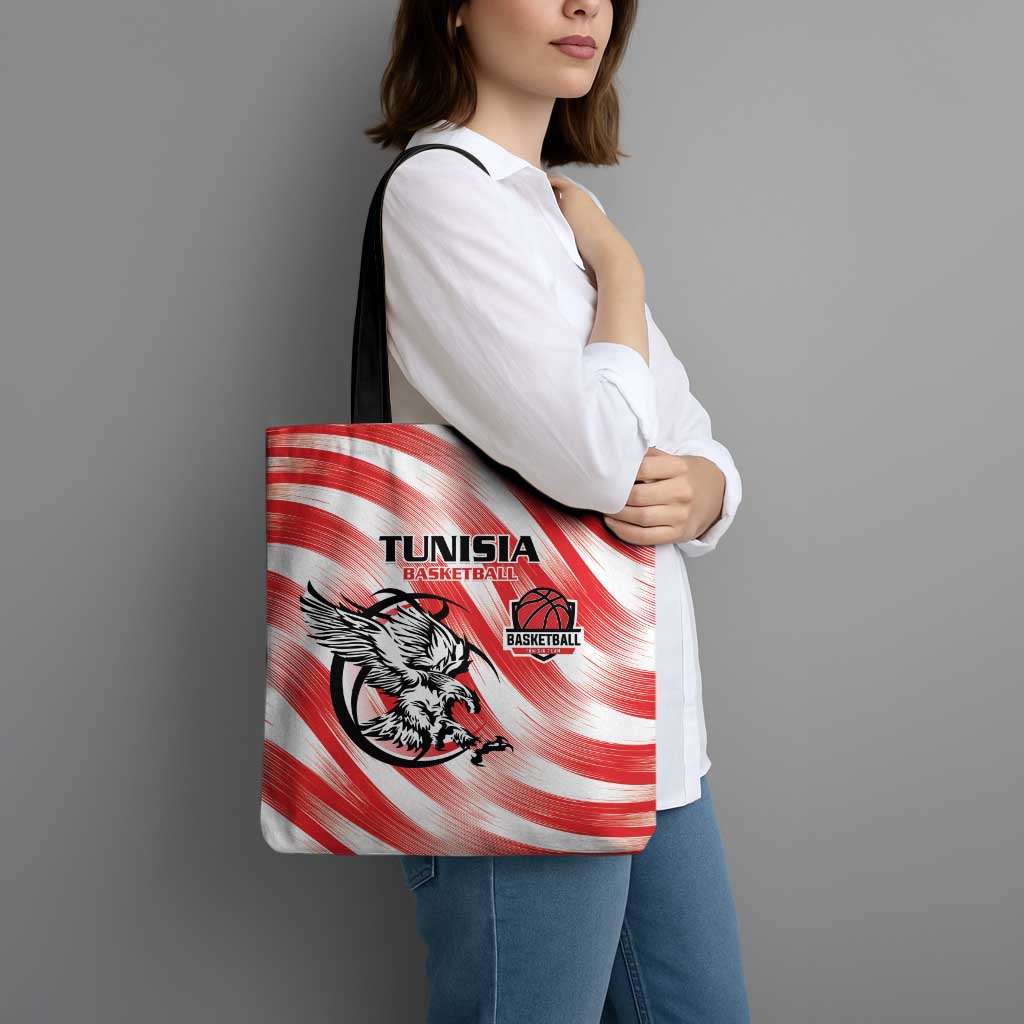 Tunisia Basketball Tote Bag Go Eagles of Carthage - Wonder Print Shop