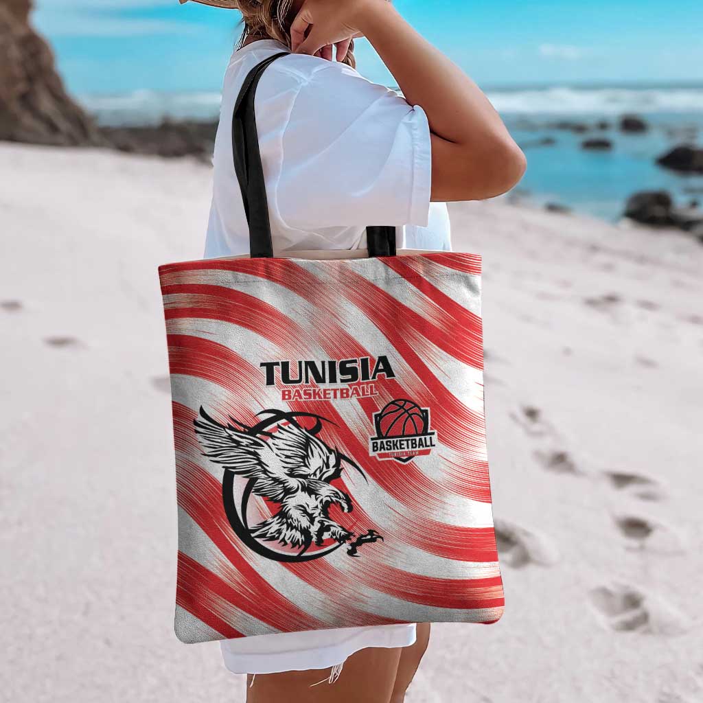Tunisia Basketball Tote Bag Go Eagles of Carthage - Wonder Print Shop