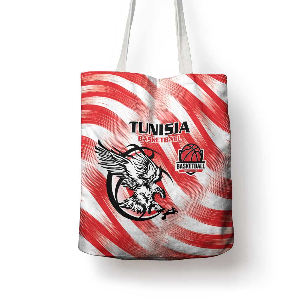 Tunisia Basketball Tote Bag Go Eagles of Carthage - Wonder Print Shop