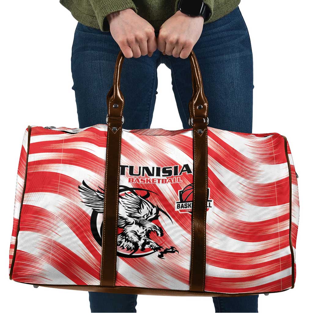 Tunisia Basketball Travel Bag Go Eagles of Carthage - Wonder Print Shop