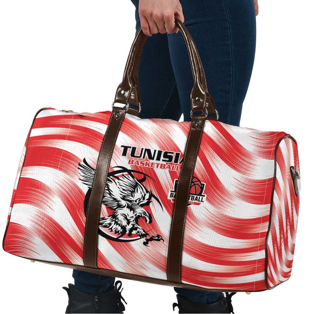 Tunisia Basketball Travel Bag Go Eagles of Carthage - Wonder Print Shop