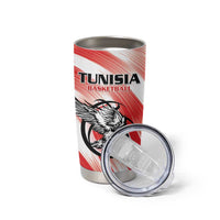 Custom Tunisia Basketball Tumbler Cup Go Eagles of Carthage - Wonder Print Shop