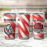 Custom Tunisia Basketball Tumbler Cup Go Eagles of Carthage - Wonder Print Shop