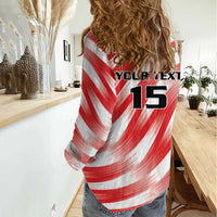 Custom Tunisia Basketball Women Casual Shirt Go Eagles of Carthage - Wonder Print Shop