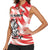 Custom Tunisia Basketball Women Sleeveless Polo Shirt Go Eagles of Carthage - Wonder Print Shop
