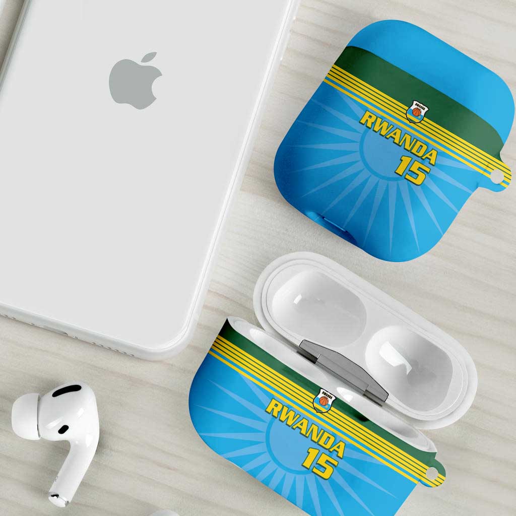 Custom Rwanda Basketball AirPods Case Go Champions - Wonder Print Shop
