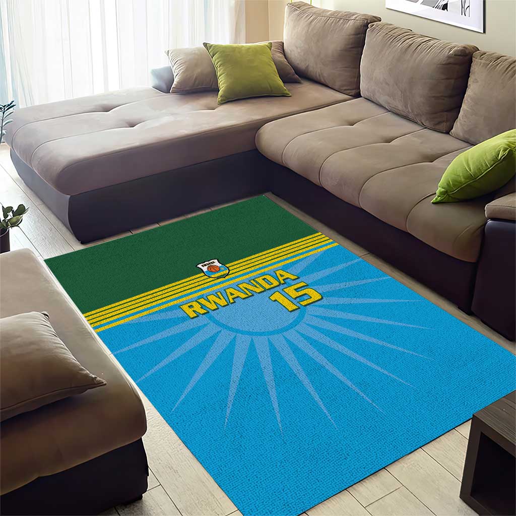 Custom Rwanda Basketball Area Rug Go Champions - Wonder Print Shop