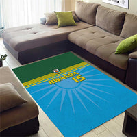 Custom Rwanda Basketball Area Rug Go Champions - Wonder Print Shop