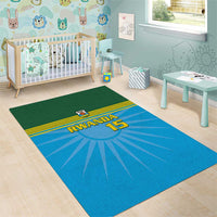 Custom Rwanda Basketball Area Rug Go Champions - Wonder Print Shop