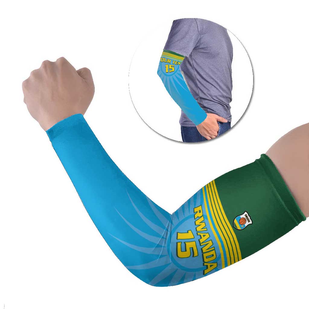 Custom Rwanda Basketball Arm Sleeves Go Champions - Wonder Print Shop