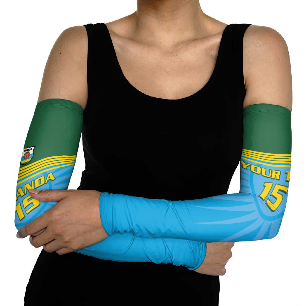 Custom Rwanda Basketball Arm Sleeves Go Champions - Wonder Print Shop